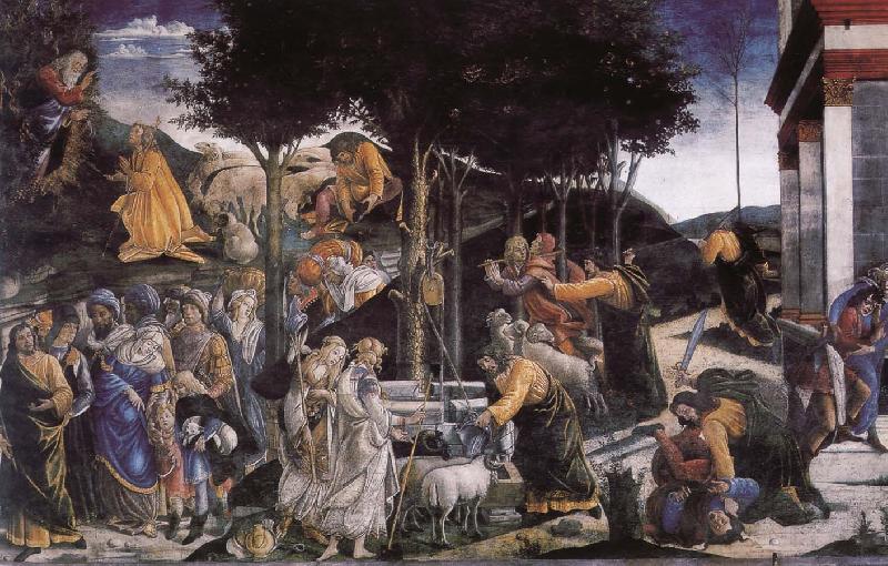 Sandro Botticelli The temptation of mossy Spain oil painting art